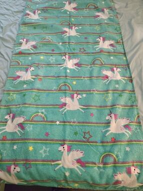 Unicorn Bath Beach Towel Turquoise